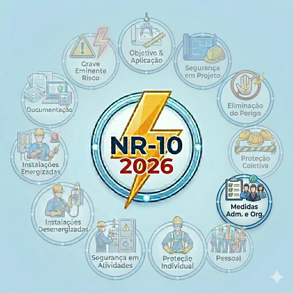 Nova NR-10 PARTE – 5 – MEDIDAS ADMINISTRATIVAS E DE ORGANIZAÇÃO DO TRABALHO