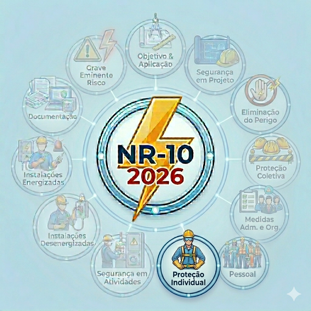 Nova NR-10 PARTE – 7 – MEDIDAS DE PROTEÇÃO INDIVIDUAL
