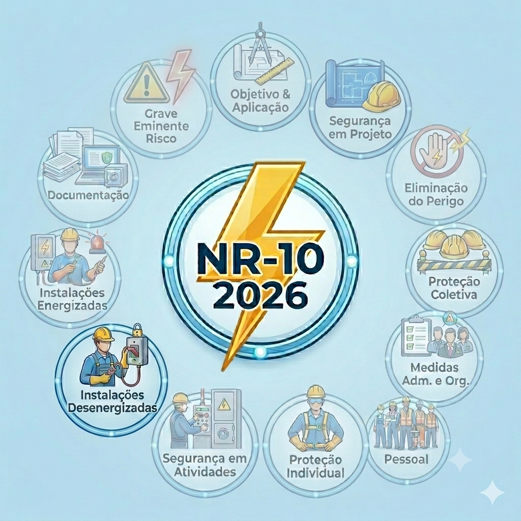 Nova NR-10 PARTE – 9 – SEGURANÇA EM INSTALAÇÕES ELÉTRICAS DESENERGIZADAS