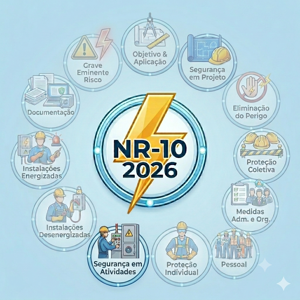 Nova NR-10 PARTE – 8 – SEGURANÇA NAS ETAPAS DE CONSTRUÇÃO, MONTAGEM, COMISSIONAMENTO, OPERAÇÃO E MANUTENÇÃO